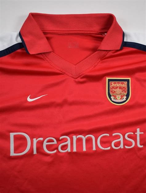 2000 02 Arsenal London Shirt L Football Soccer Premier League