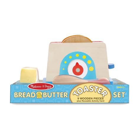 Melissa And Doug Bread And Butter Toaster Set