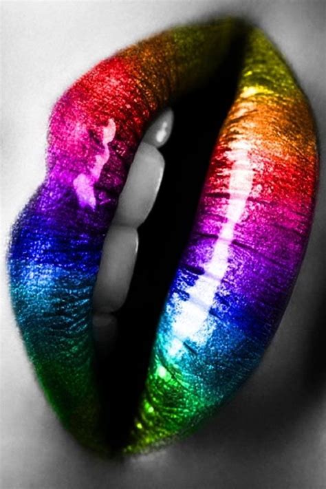 Rainbow Lips Art Drawings And Tattoos Pinterest Rainbow Lips