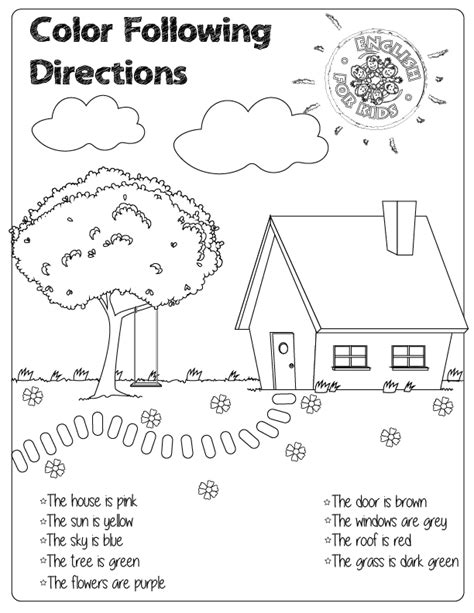 Following Instructions Worksheets