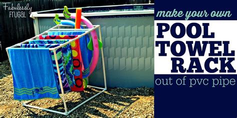 How To Build Your Own Pvc Towel Rack Just In Time For Summer