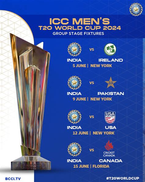 World Cup 2024 Match Schedule Cricket Josy Rozina