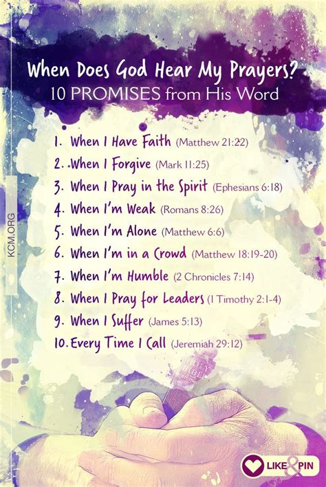 When Does God Hear Your Prayers Here Are 10 Promises From His Word