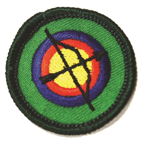 Gsjs Junior Archery Badge Girl Scout Juniors Badge Girl Scouts
