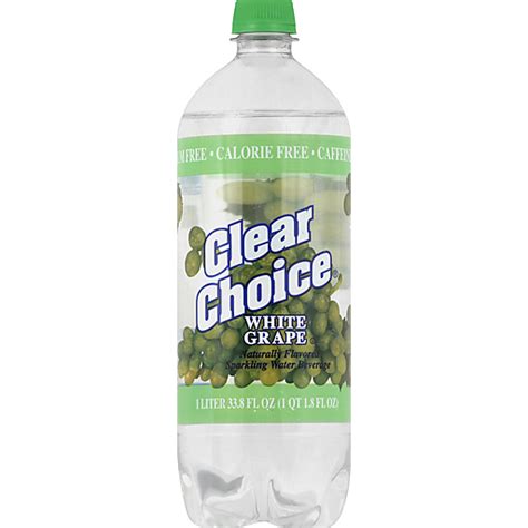Clear Choice Water White Grape Sparkling Water Pathmark