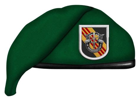 5th Special Forces Group Vietnam And Present Beret All Metal Sign