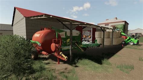 Fs19 Small Garage With Shelter 100 2 Farming Simulator 19 17