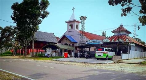Indahnya Perbedaan Di Desa Pasir Panjang 3 Tempat Ibadah Saling Berdampingan Kotawaringin News