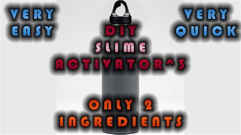 Diy Slime Activator Simple Easy And Quick To Do At Home 3 Youtube