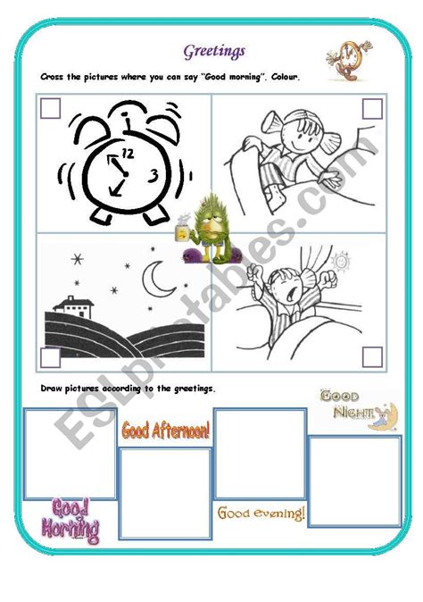 Greetings And Goodbyes Esl Worksheet By Llummy