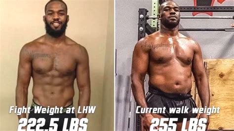 Ufc Star Jon Jones Shows Off Incredible Body Transformation As He Packs On Extra 30lbs For