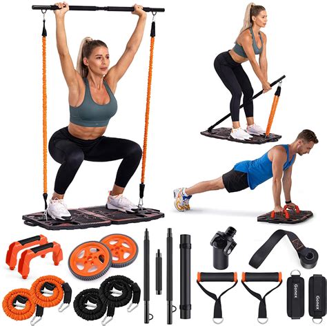 Gonex Portable Home Gym Workout Equipment With 10 Exercise No
