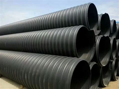 Hdpe Steel Belt Reinforced Spirally Corrugated Pipe Buy All Size Hdpe
