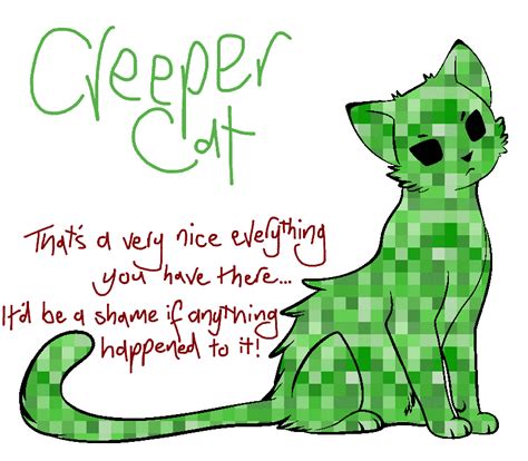 Creeper Cat By Insyncinsanity On Deviantart