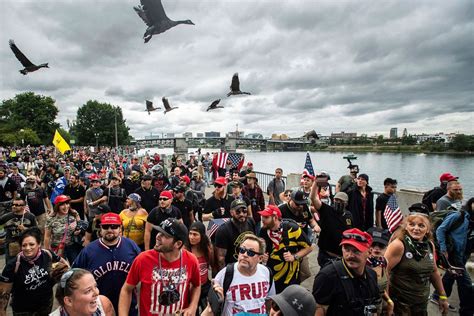 Portland Oregon Awaits Right Wing Rally Counter Protests
