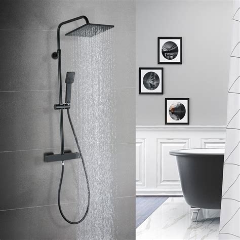 The best rain shower head will turn your shower into a rain forest. WOWOW Thermostatic Shower Set Shower Set Rainfall Shower ...