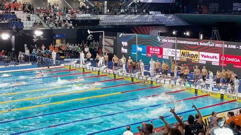 Mens 4×100 Medley Relay Epic Finish 2022 World Aquatics