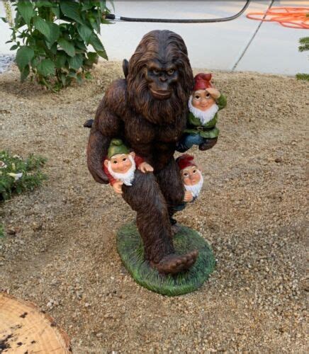 Bigfoot Gnome Garden Statue EBay