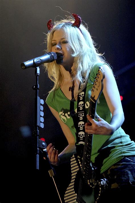 Avril Lavigne Performs At A Big Rock Day In Bangkok 03272005 Hawtcelebs