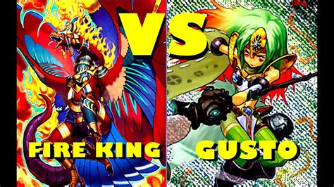 Real Life Yugioh Fire King Vs Gusto March Adjusted List 2016 Scrub