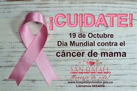D A Mundial Contra El C Ncer De Mama E S E Hospital San Rafael
