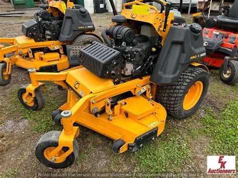 2021 Cub Cadet Pro X 600 Stand On Zero Turn Mower Ek Auctioneers Llc