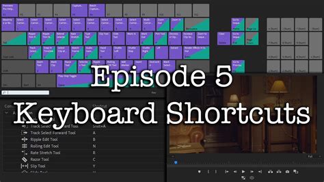 E Keyboard Shortcuts Or Hotkeys Adobe Premiere Pro Cc Youtube