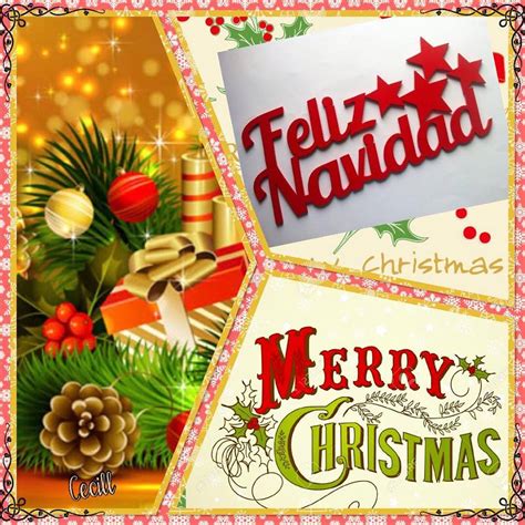 ® Colección De S ® Tarjetas De Feliz Navidad Y Merry Christmas