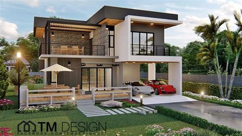Jaw Dropping Double Storey House With Four Bedrooms Pinoy House Plans