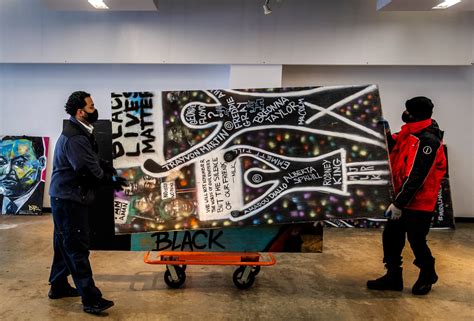 Black Lives Matter Protest Art Covered Shuttered Businesses For Months