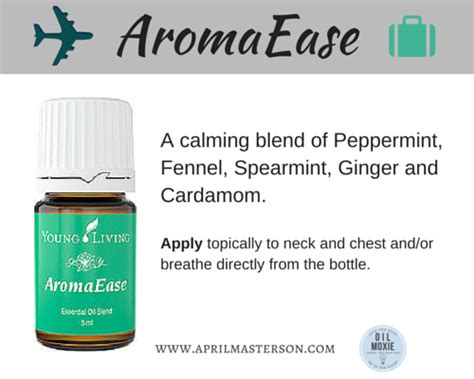 Aroma life essential oil ingredients. AromaEase from Young Living! | April Masterson