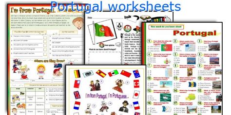 Portugal Worksheets
