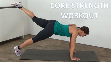 10 Minute Core Strength Workout Abs Obliques And Lower Back Workout