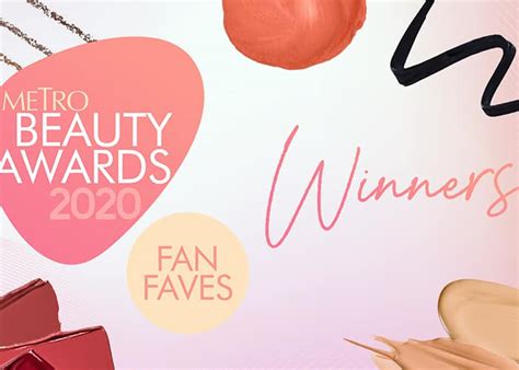 These Are The Metro Beauty Awards Fan Faves Winners For 2020