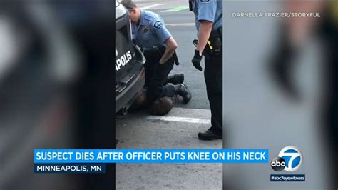 Minneapolis Police Death Video Shows Police Officer Kneeling On Neck