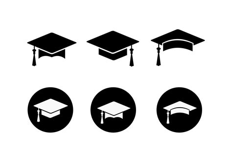 Grad Cap Icon Vector Art Icons And Graphics For Free Download