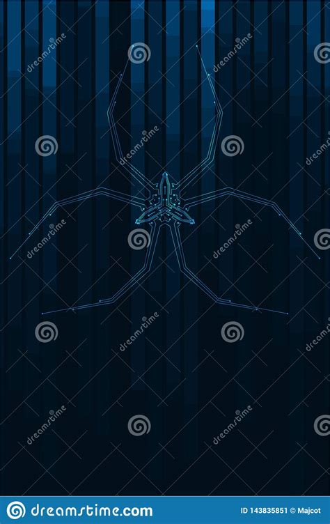 Abstract Spider Illustration Stock Vector Illustration Of Dynamic