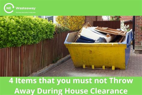 4 Items That You Must Not Throw Away During House Clearance Waste