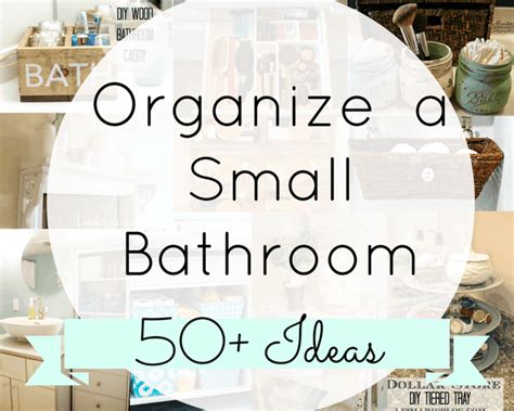 Organizing A Small Bathroom The Diary Of A Real Housewife