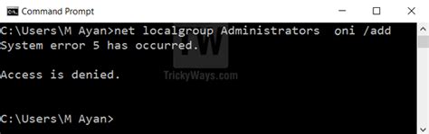 Add Or Delete Users Account With Command Line In Windows Windows