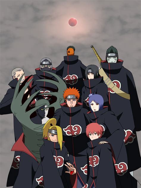 Dicas E Mais Akatsuki Que Esta Uma Organiza O Do Mundo Ninja De Naruto Feito Para Ter A Paz