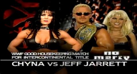 Chyna Vs Jeff Jarrett Good Housekeeping Match For The WWF Intercontinental Championship No Mercy