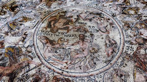 Dazzling Roman Mosaic Discovered In Syrias Rastan
