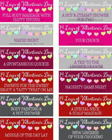 Valentine Coupon Ideas Examples And Forms