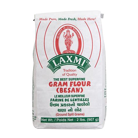 Laxmi Gram Flour Besan 907 Grams 2 Lbs Bazaardesi