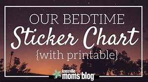 Our Bedtime Sticker Chart With Printable