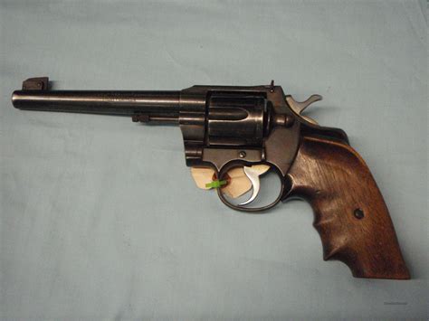 Colt Officers Model Target 38 Da Revolver For Sale