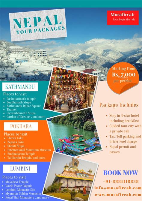 Nepal Tour Packages Nepal Trip Cost From India At 50 Off Tour Guide Design Tour Packages