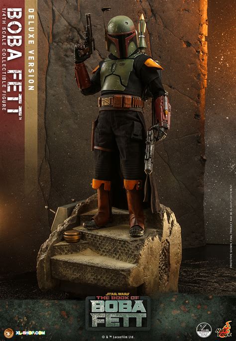 hot toys qs023 star wars the book of boba fett 1 4th scale boba fett deluxe version