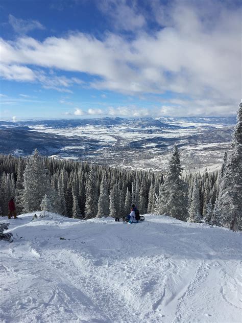 The View Atop Steamboat Springs Is Breathtaking Elevation 10560 Feet